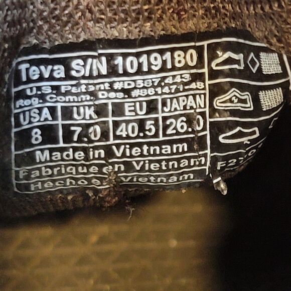 TEVA Men Size US 8 | UK 7 | EU 40.5 OMNIUM 2 Brown Leather Sport Fisher Sandals - Picture 5 of 8